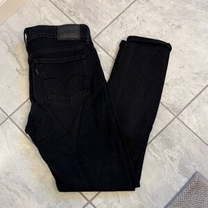 Levi's 711 Skinny Jeans in Charcoal